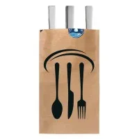 Kraft Sealable Paper Cutlery Bag (box 2000)