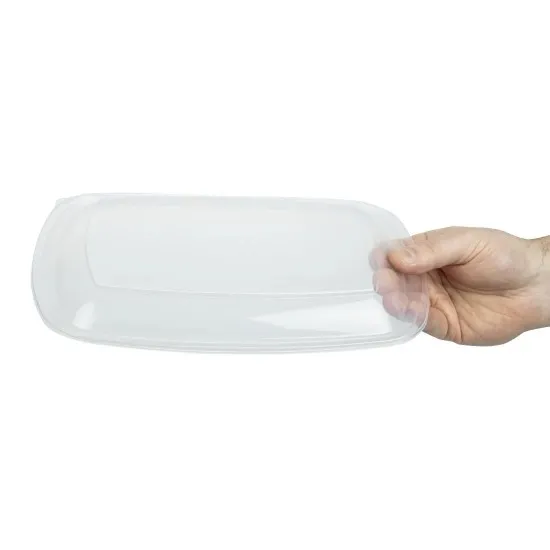Fastpac Large Rectangular Container Lid - 1350ml (pack 150)