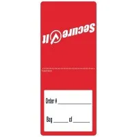 Secure It Large Removable Label 250 (pack 2)