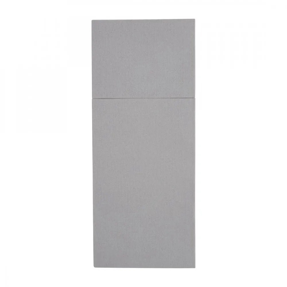 Fiesta Recyclable 48x40cm Airlaid Pocket Fold Grey Dinner Napkin(pack 400)
