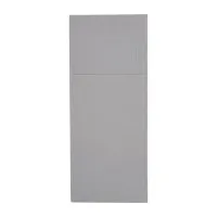 Fiesta Recyclable 48x40cm Airlaid Pocket Fold Grey Dinner Napkin(pack 400)