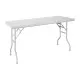 Vogue Folding Work Table St/st - 1830x610x780mm