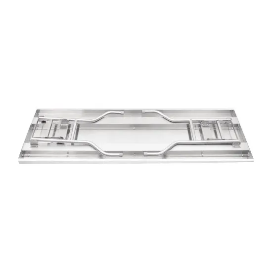 Vogue Folding Work Table St/st - 1830x610x780mm
