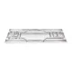 Vogue Folding Work Table St/st - 1830x610x780mm