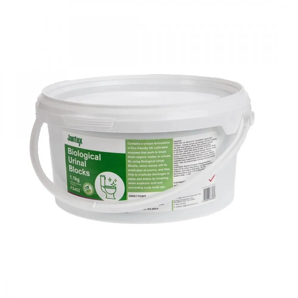 Jantex Green Rtu Biological Urinal Blocks - 1.1kg