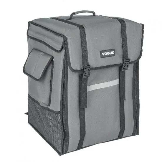 Vogue Insulated Delivery Back Pack Grey - 550x400x400mm