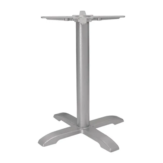 Bolero Outdoor/indoor Cast Iron Table Base - Grey
