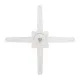 Bolero Outdoor/indoor Cast Iron Round Table Base - White