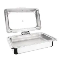 Olympia Induction Chafer - 1/1 With Glass Lid
