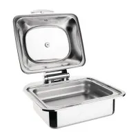 Olympia Induction Chafer - 1/2 With Glass Lid