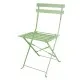 Bolero Light Green Pavement Style Steel Folding Chairs (pack 2)