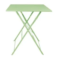 Bolero Light Green Pavement Style Table Square - 600mm