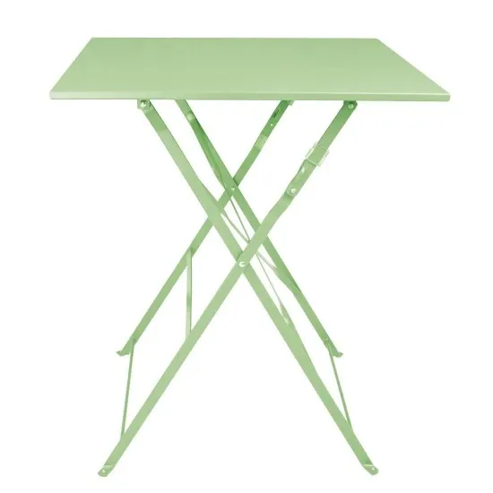 Bolero Light Green Pavement Style Table Square - 600mm