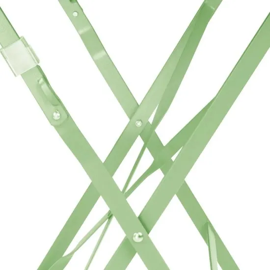 Bolero Light Green Pavement Style Table Square - 600mm
