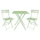 Bolero Light Green Pavement Style Table Square - 600mm