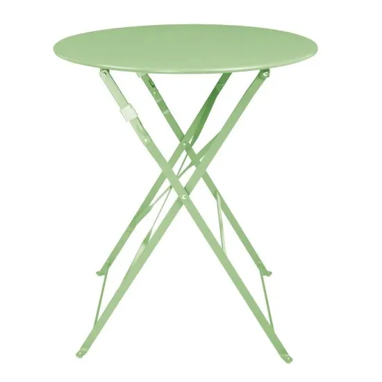 Bolero Light Green Pavement Style Table Round - 600mm