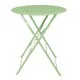 Bolero Light Green Pavement Style Table Round - 600mm
