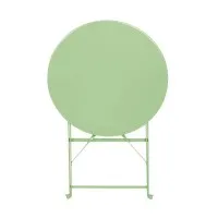 Bolero Light Green Pavement Style Table Round - 600mm