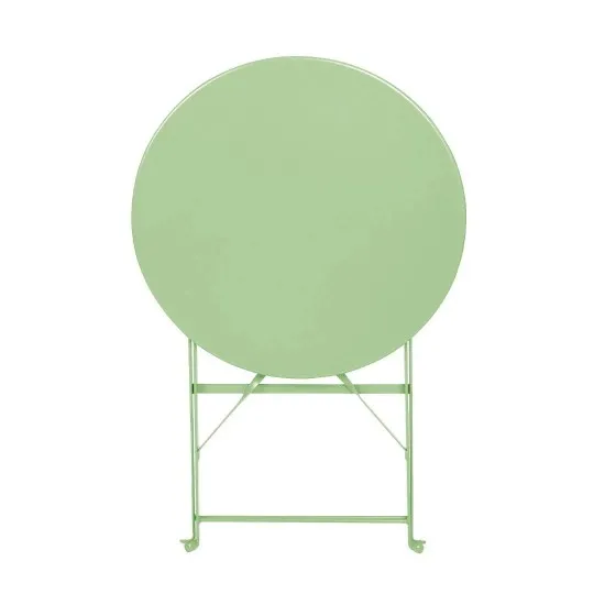 Bolero Light Green Pavement Style Table Round - 600mm