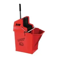 Syr Nu Lady 2 Combine System Mop Wringer Bucket Red - 9ltr