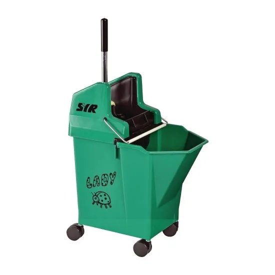 Syr Nu Lady 2 Combine System Mop Wringer Bucket Green - 9ltr
