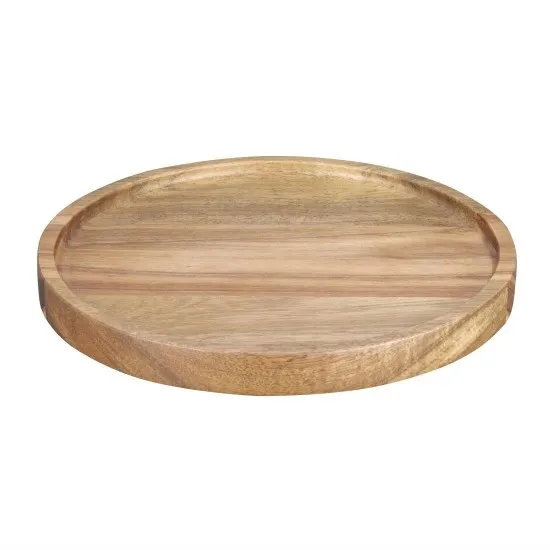 Olympia Acacia Round Plate - 200x20mm