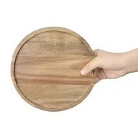 Olympia Acacia Round Plate - 200x20mm