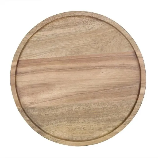 Olympia Acacia Round Plate - 200x20mm