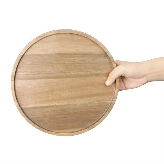 Olympia Acacia Round Plate - 250x20mm