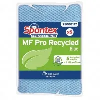 Spontex Mf Pro Recycled Microfibre Cloth Blue