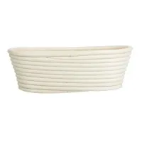 Vogue Rattan Proofing Basket Oval - 250x150x80mm