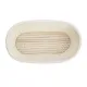 Vogue Rattan Proofing Basket Oval - 250x150x80mm
