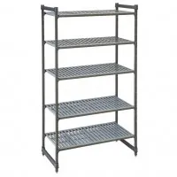Cambro Camshelving Basics Plus Starter Unit 5 Tier Vented Shelves 2140x915x540mm