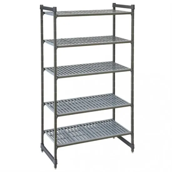 Cambro Camshelving Basics Plus Starter Unit 5 Tier Vented Shelves 2140x915x540mm