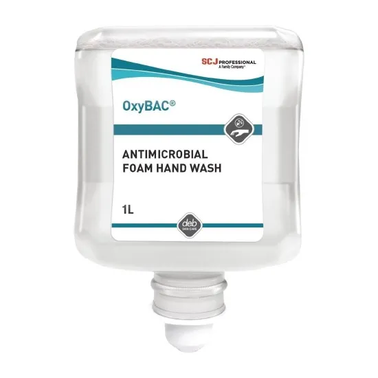 Deb Oxybac Antimicrobial Foam Hand Wash - 1ltr