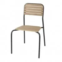 Boloro Santorini Wood Effect Outdoor Chairs (set 4)