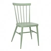 Bolero Windsor Aluminium Chairs Green (set 4)