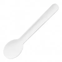 Vegware Compostable Paper Tea Spoon - 115mm 4 1/2'' X 1000