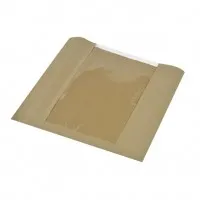 Vegware Kraft Natureflex Window Bag - 10x10'' (case 1000)