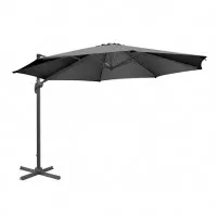 Bolero Venice Heavy Duty Parasol Black - 3.5m