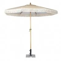 Bolero Sicily Round Design Striped Parasol - 2.5m
