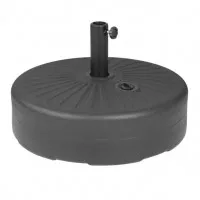 Bolero Black Plastic Parasol Base - 40ltr (filled)