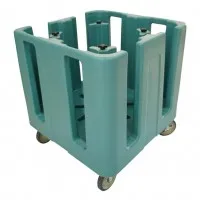 Cambro Compact Adjustable Dish Caddy Slate Blue