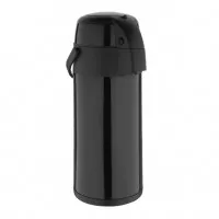 Edlp Olympia Pump Action Airpot St/st Double Wall Black - 5ltr 169.1fl Oz