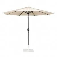 Bolero Seville Round Metal Pole Parasol - Cream - 3m
