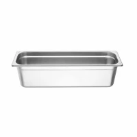 Vogue Stainless Steel Gastronorm Tray - Gn 2/4 150mm