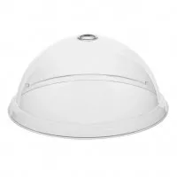 Olympia Kristallon Pc Domed Plate Cover Round - 260x120mm