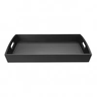 Olympia Bamboo Black Large Serving Tray - 510x350x70mm
