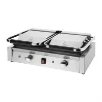Buffalo Bistro Double Contact Grill Ribbed/ribbed Plate