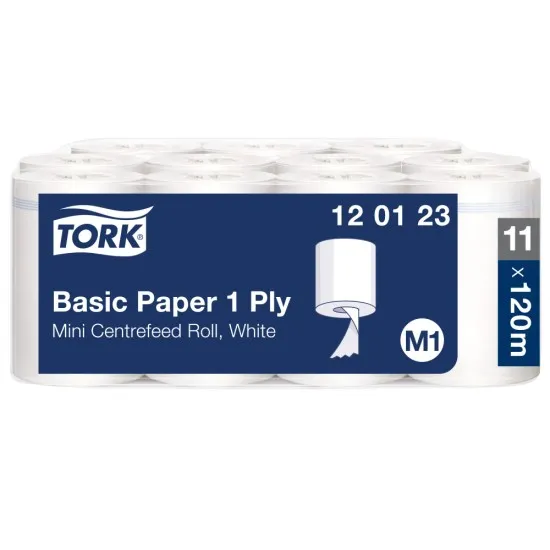 Tork Basic Paper Centrefeed 1 Ply 120m X 21cm